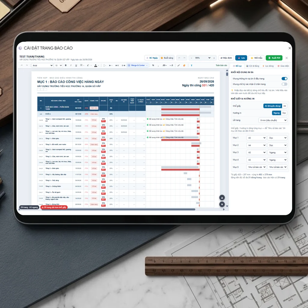 04 · Tùy chỉnh gửi báo cáo — ANTRONICPRO SITE